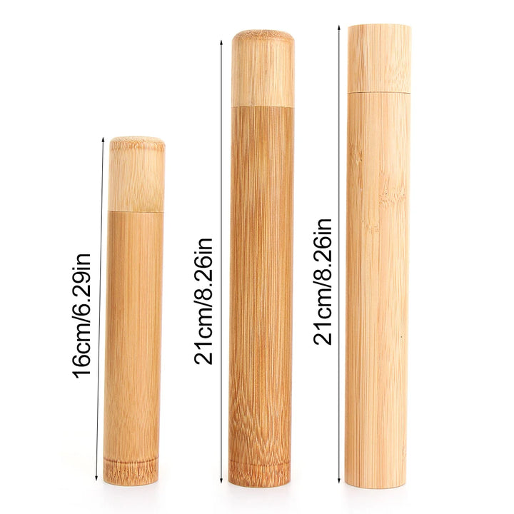 Eco-Friendly Bamboo Toothbrush Box