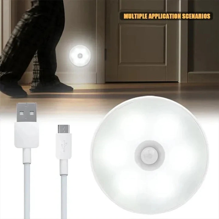 LED Night Light USB Motion Sensor Rechargeable