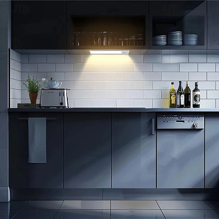 LED Motion Sensor Under Cabinet Lights USB Rechargeable