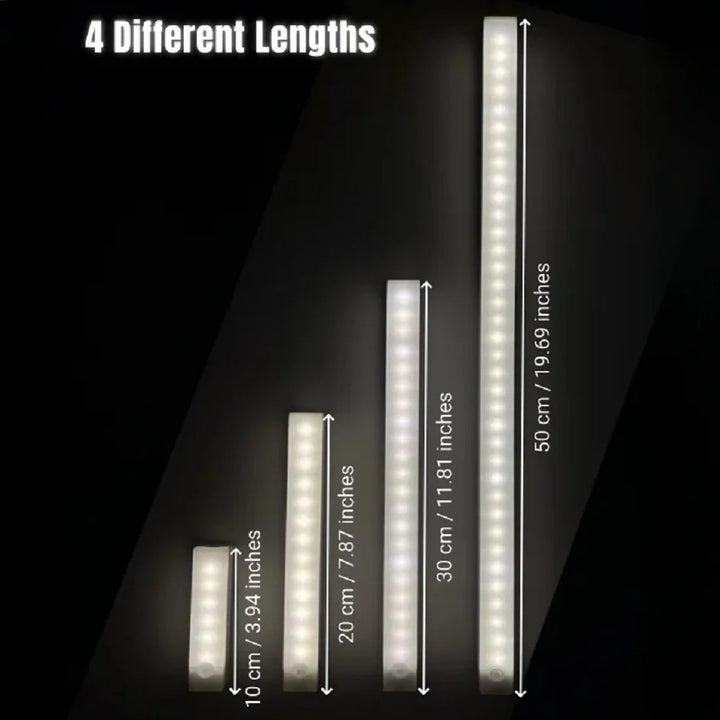 LED Motion Sensor Light Rechargeable Portable Lamp for Kitchen Cabinet