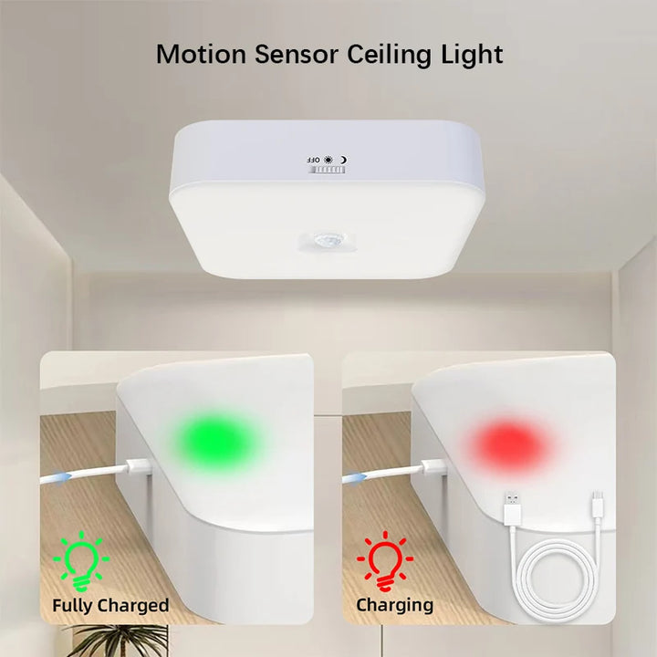 LED Motion Sensor Night Light Rechargeable