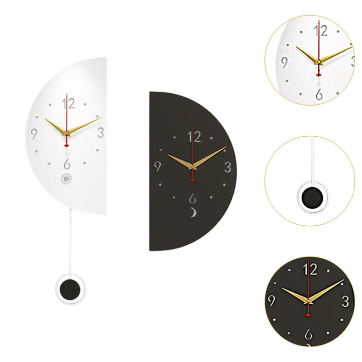 Double Sided Corner Wall Clock