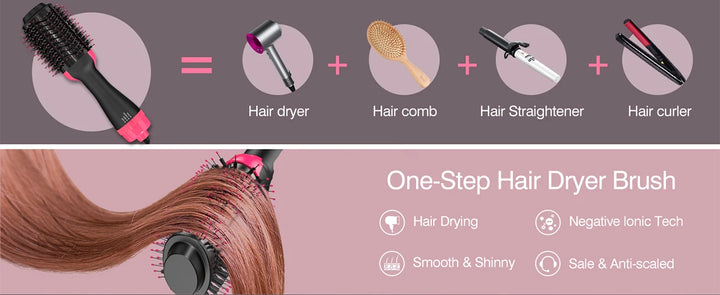 ✨ Loovo AirBrush Pro 3 em 1 | Cabelo de Salão em Casa