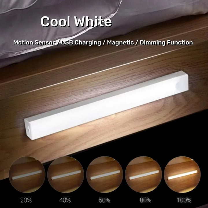 LED Motion Sensor Light Rechargeable Portable Lamp for Kitchen Cabinet