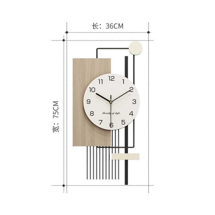Modern Minimalist Wooden Wall Clocks