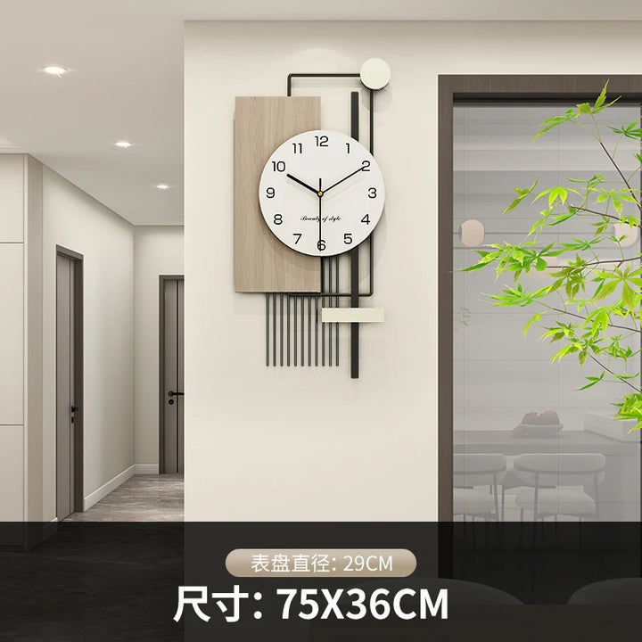 Modern Minimalist Wooden Wall Clocks