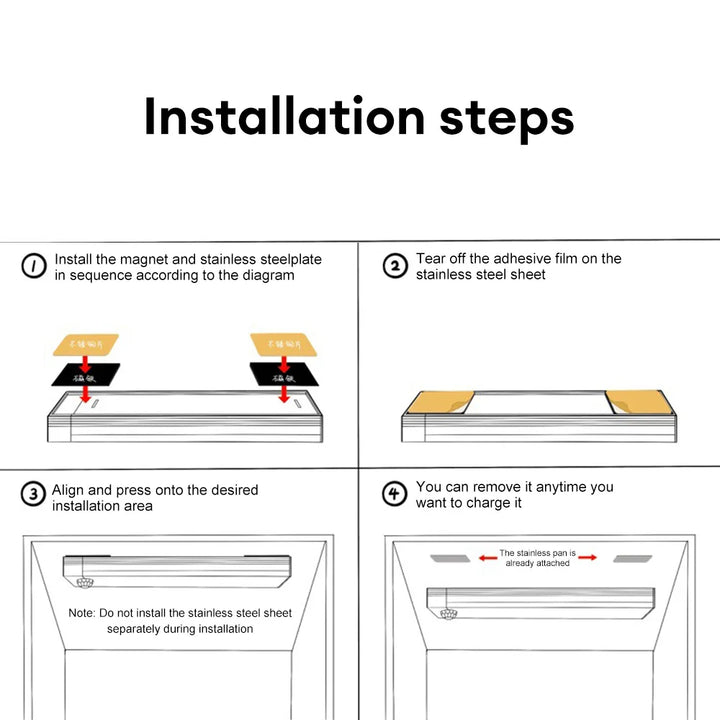 LED Motion Sensor Light Rechargeable