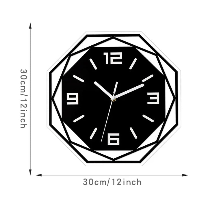Modern minimalist decorative wall clock